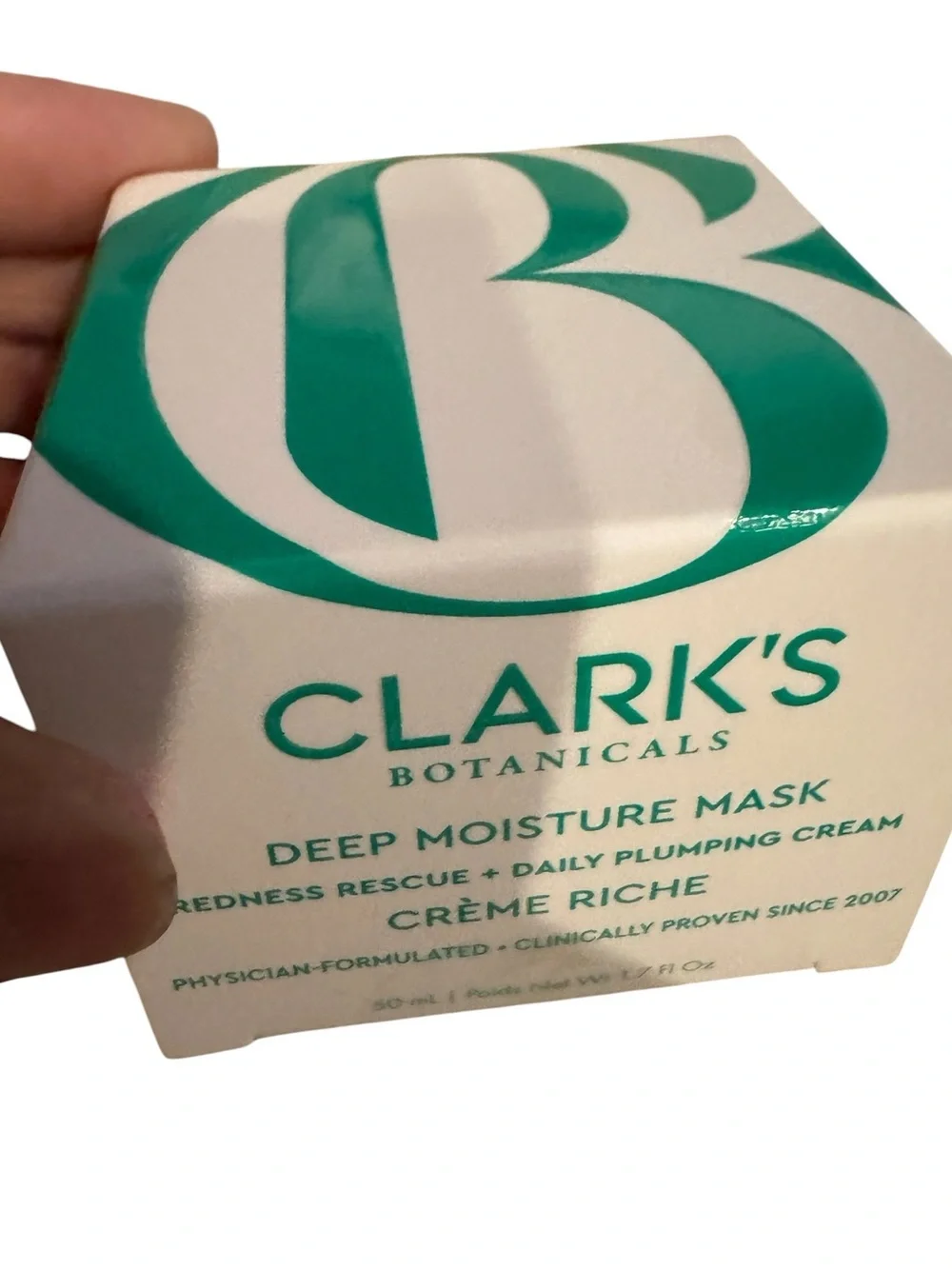 Clark botanicals Deep Moisture Mask Redness Rescue Daily Plumping 1.7 fl Oz